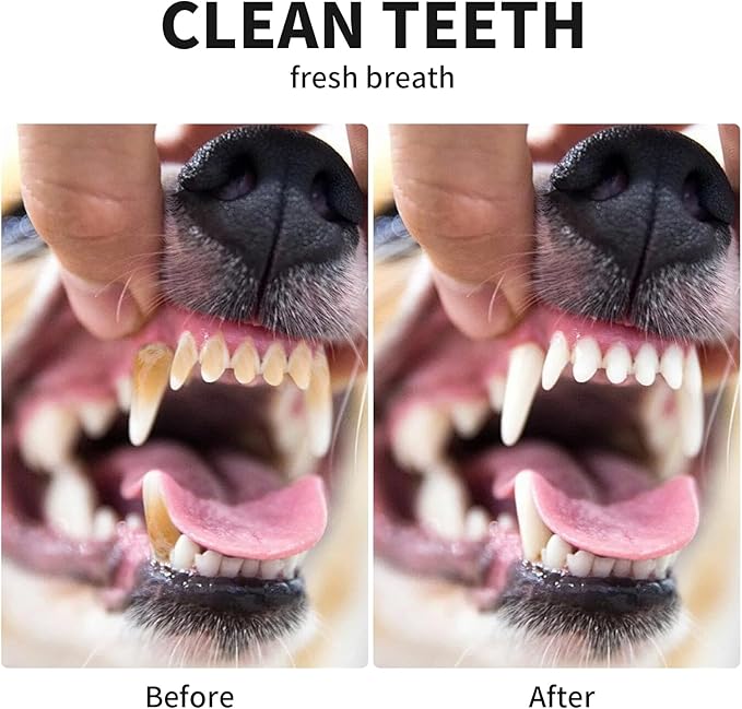 360° Finger Toothbrush for Dogs and Cats, 3 Pack Soft Silicone Pet Toothbrush, Gentle Dog Dental Care Finger Brush for Plaque Buildup and Fresh Breath