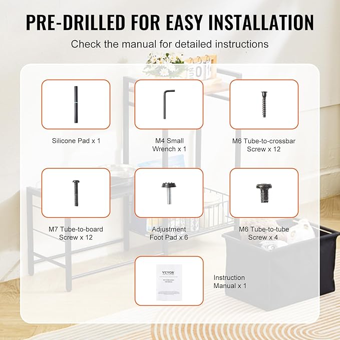 VEVOR Pet Feeding Station with Storage, Elevated Dog Bowls, Raised Dog Bowl Stand, Dog Food Storage and Feeder Station with Storage Shelves, Pet Toy Storage Organizer, for Large Medium Small Dogs