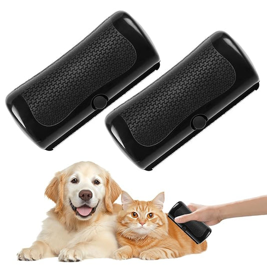 Deshedding Dog Brush, Groompro Deshedding Brush for Cats, Dogs, Rabbits, Horses, Ergonomic Pets Groomer for Matted Hair, 2PCS