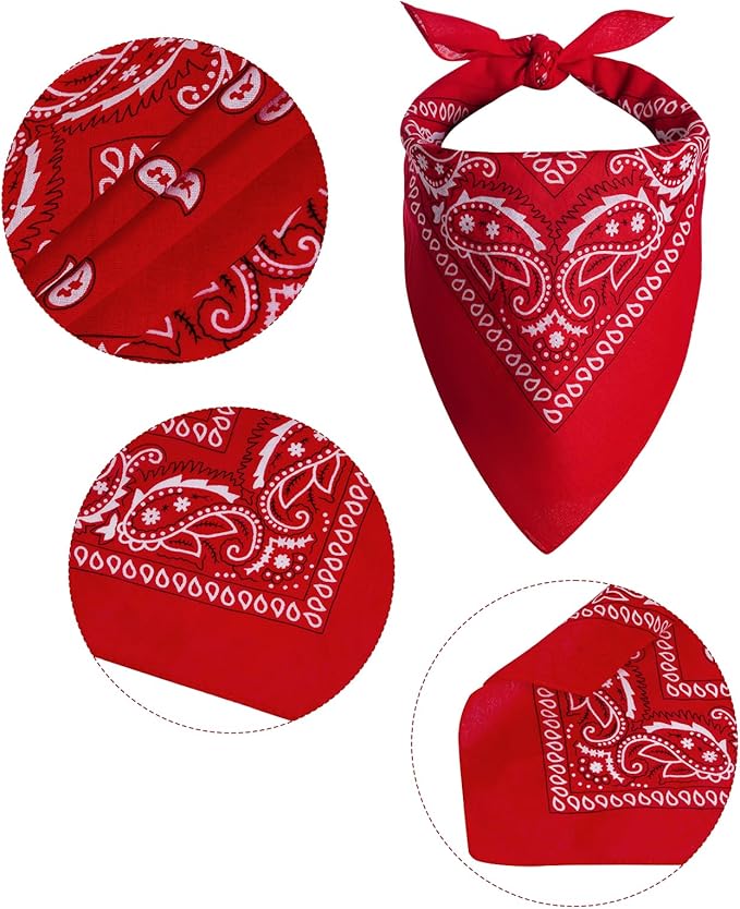 Pet Cowboy Costume Halloween Costumes for Small Pet Dogs Cat Cowboy Hat with Bandana Scarf Set Party Accessories (Brown, Medium)