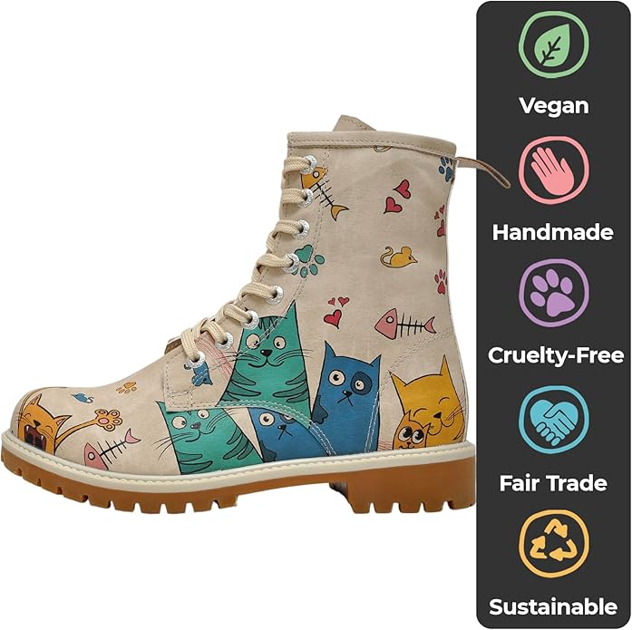 DOGO Long Boots for Women – Vegan Leather and Unique Design Womens Winter Boots, Comfortable and Stylish Womens Boots