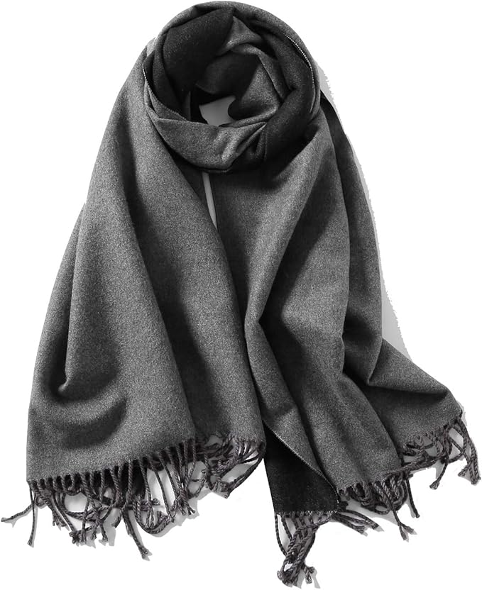 Jeelow Womens Pashmina Shawl Wrap Scarf - Elegant Dressy Evening Poncho Cape for Formal and Wedding Outfits