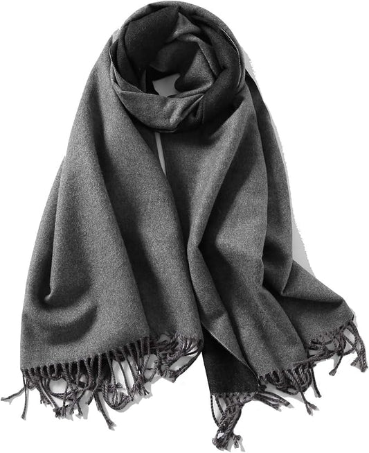 Jeelow Womens Pashmina Shawl Wrap Scarf - Elegant Dressy Evening Poncho Cape for Formal and Wedding Outfits