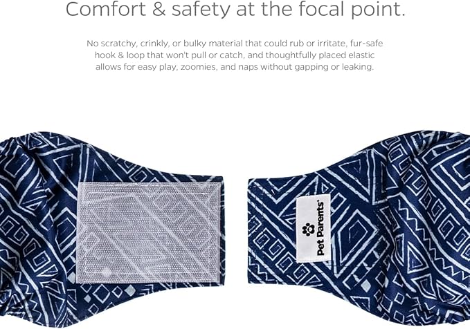 Pet Parents® Washable Belly Bands for Male Dogs (3pack) + Extendrs® of Durable Dog Diapers Male, Premium Male Dog Diapers & Dog Wraps (X-Small, Kahuna)