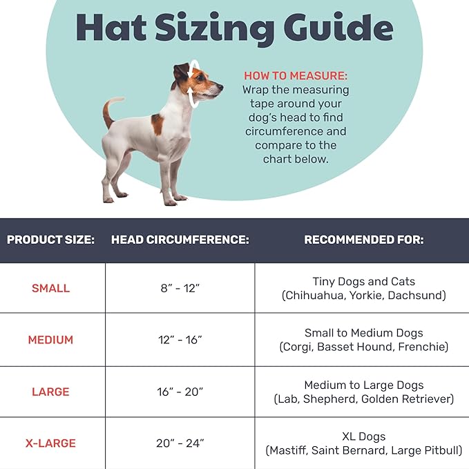 Huxley & Kent Pet Hat | Santa (Medium) | Festive Christmas Holiday Accessory for Dogs/Cats | Holiday Pet Hat | SnugFit Sliding Toggles for Best Fit
