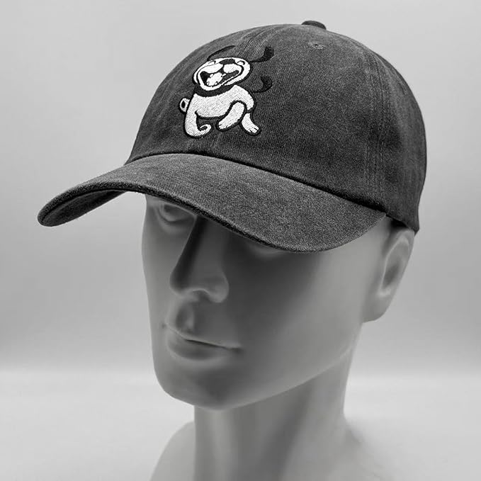 Embroidered Funny Dog Hat for Men Women Adjustable Vintage Cat Baseball Cap Gifts for Pet Lover