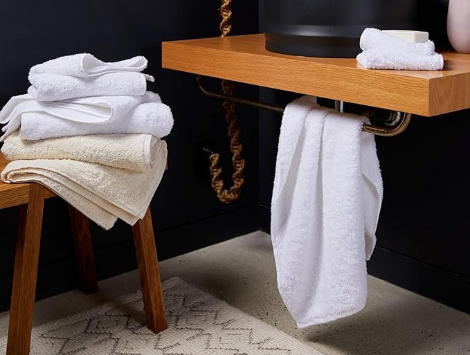 Coyuchi Cloud Loom Organic Towels, 6 Piece Set (Undyed)