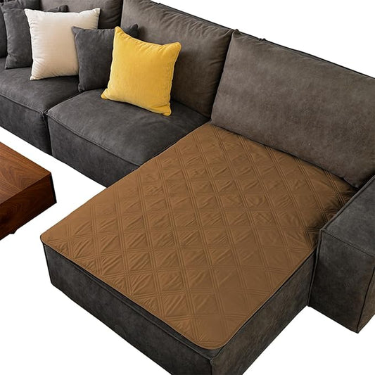 fuguitex Waterproof Dog Blanket Reversible for Small Dogs Resistant Leakproof Washable Couch Cushion Bed Protector Cover for Indoor Furniture Pet Friendly（40"*50",Brown+Brown