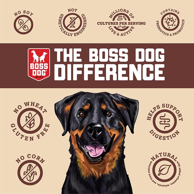 Boss Dog Complete & Balanced Freeze Dried Raw Diet for Dogs, Lamb Recipe, 12 oz Bag