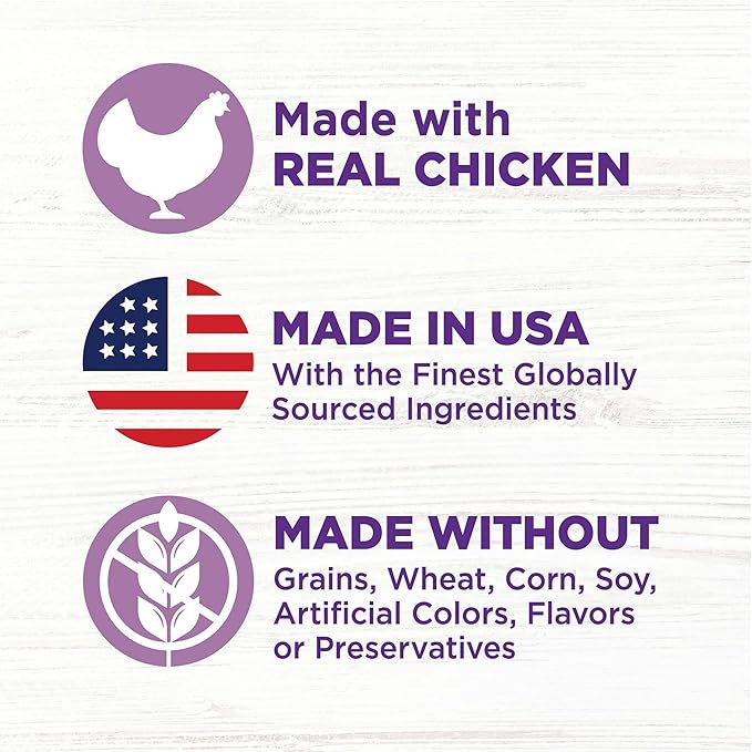 Wellness Bowl Boosters Hearty Toppers, Wet Dog Food Topper for Small, Medium, & Large Breeds, Grain Free, Natural, Chicken & Pumpkin in Broth, 5.5 Ounce Pouch (Pack of 12)