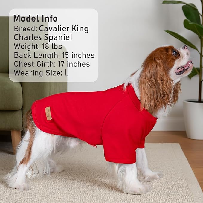 KYEESE 3Pack Dog Sweater Soft Pets Sweaters Lightweight Pet Coat Comfy Dog Sweaters for Large Dogs Dogs Sweatshirt with Sleeves Stretchy Pet Fleece Sweater Pullover Pets Clothes for Cold Weather