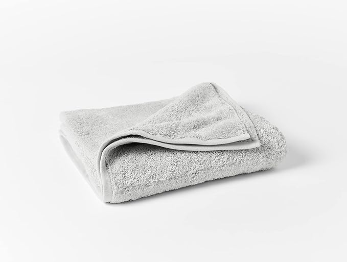 Coyuchi Cloud Loom Organic Towels, Bath Towel - Fog (27" x 54")