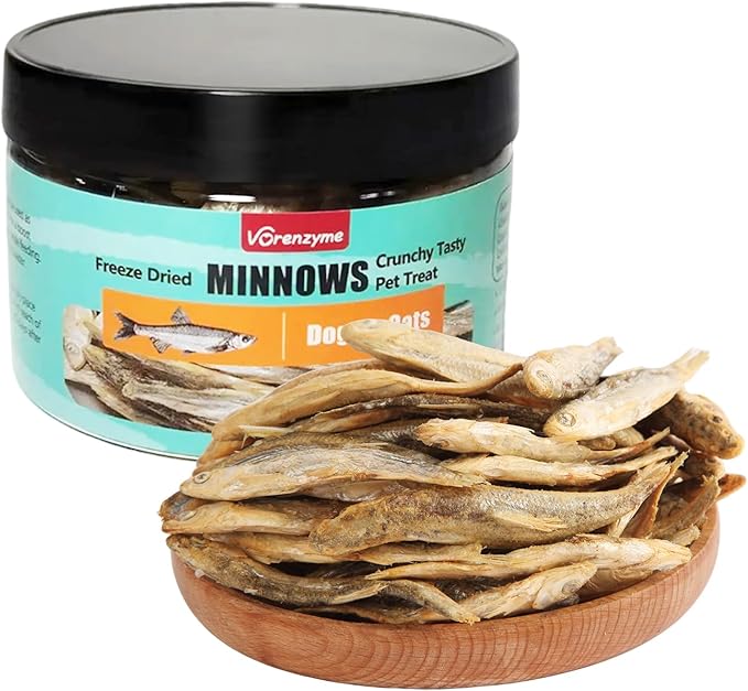 Mnnows - Freeze Dried Minnows for Dogs & Cats, 100% Natural Single Ingredient Training Treats, 2 oz