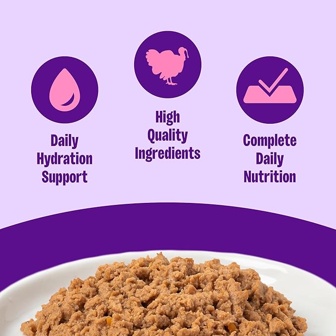 Wellness Complete Health Pate Adult Wet Cat Food, Natural, Protein-Rich, Grain Free, 3 Ounce, 24 Pack, (Turkey)
