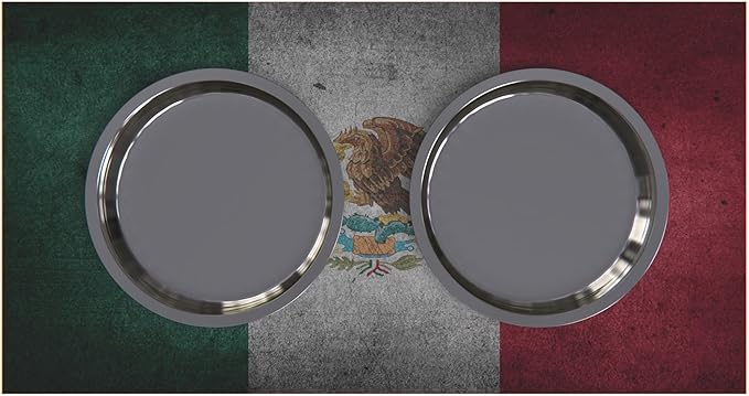 GrooveThis Woodshop - Personalized Elevated Dog Bowl Stand for Large, Medium, Small, X-Small Dogs - Stainless Steel Food and Water Bowls - Raised Dog Dish (X-Small, Flag Design)