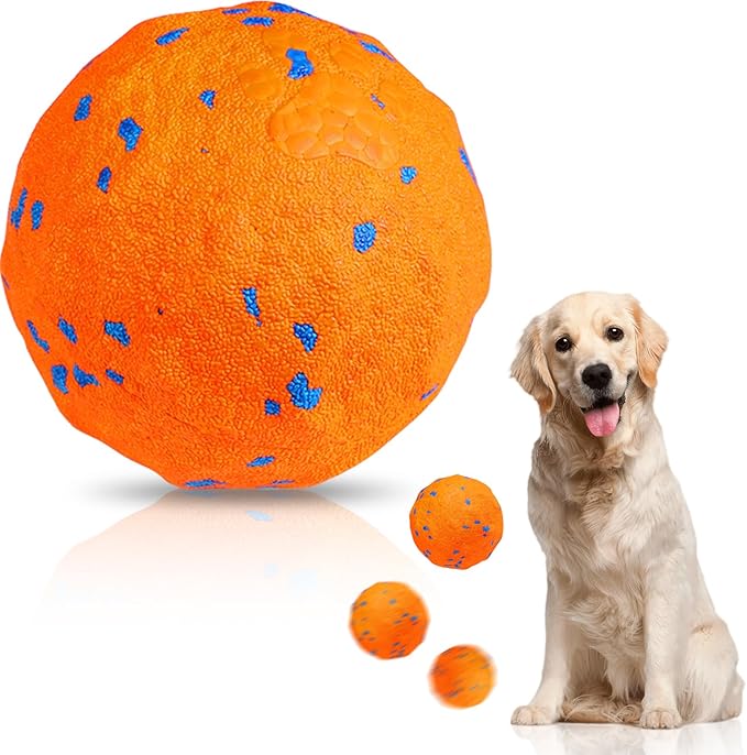 TVM Interactive Dog Toys Ball, Automatic Moving, Bouncing Chew Toys, E-TPU Material, Suitable for Large and Medium-Sized Dogs, Used for Boredom Relief and Daily Training, USB Rechargeable