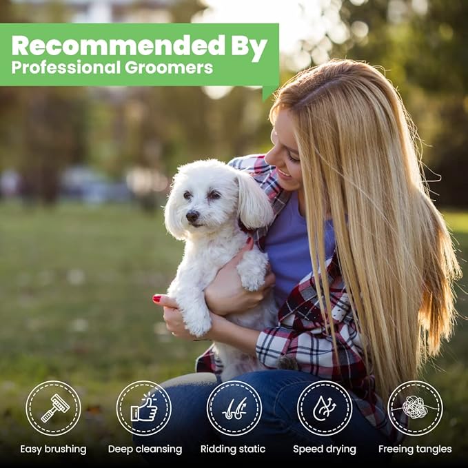 Best Shot Scentament Spa Botanical Body Splash, Body Spray Conditioner for Pets, Cat and Dog Cologne Spray, Soft Mimosa Nectar, 8 Oz.