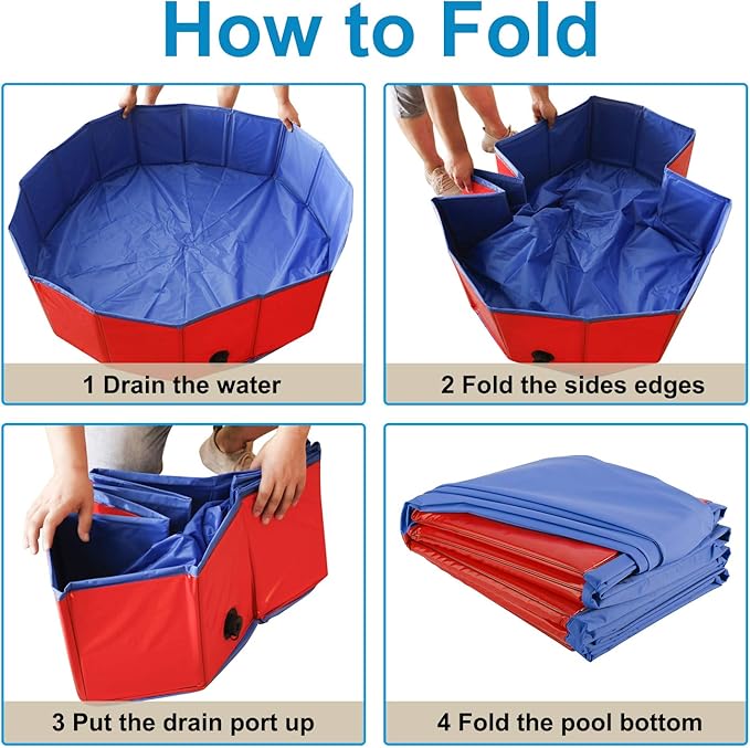 Artilife Whelping Pen for Dogs,Whelping Box for Small Dogs and Puppies,Dog Birth Supplies,Portable Whelping Pool Whelping Box(32" Dia.x8 H)