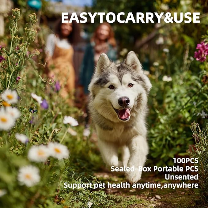 Dog Ear Wipes, Ear Wipes for Dogs, Cat Ear Wipes, Dog Ear Cleaning Wipes, Cat Wipes, Pet Wipes for Cats, Cat Cleaning Wipes – Pet Ear Cleaning Finger Wipes for Cats: Ear Wipes, Weekly Care