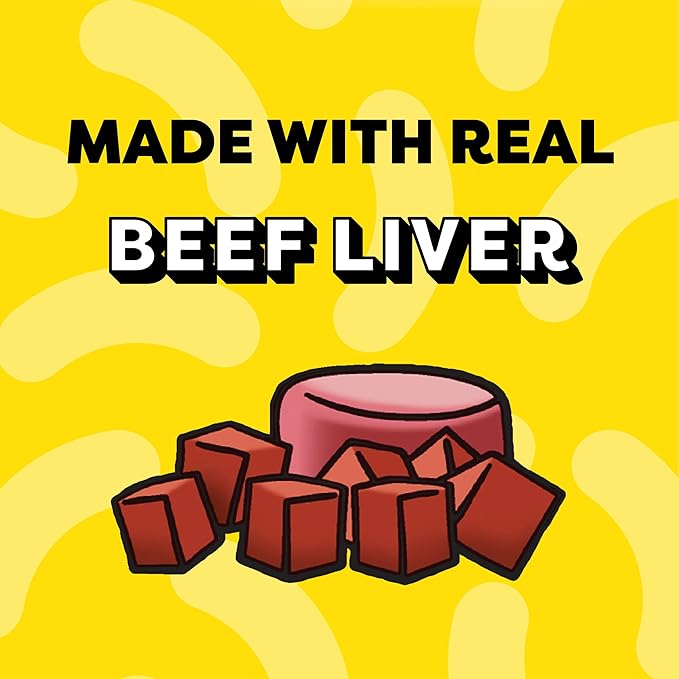 Temptations Creamy Puree Squeezable Lickable Wet Cat Treats with Beef Liver, 0.42 oz. Tubes, 16 Count