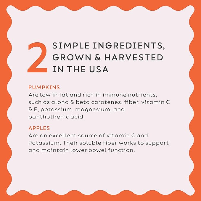 Diggin' Your Dog – Firm Up Pumpkin for Dogs & Cats – Fiber Supplement with Pumpkin & Apple Fiber for Cat & Dog Digestive Support – Made in USA, 16 oz