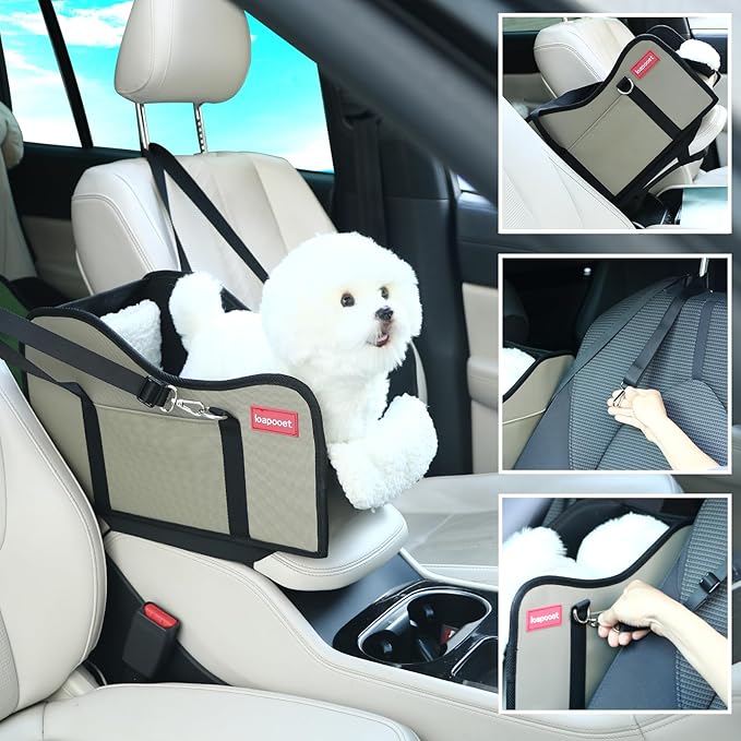Center Console Dog Car Seat,Console Dog Car Seats for Small Dogs Pet & Cat