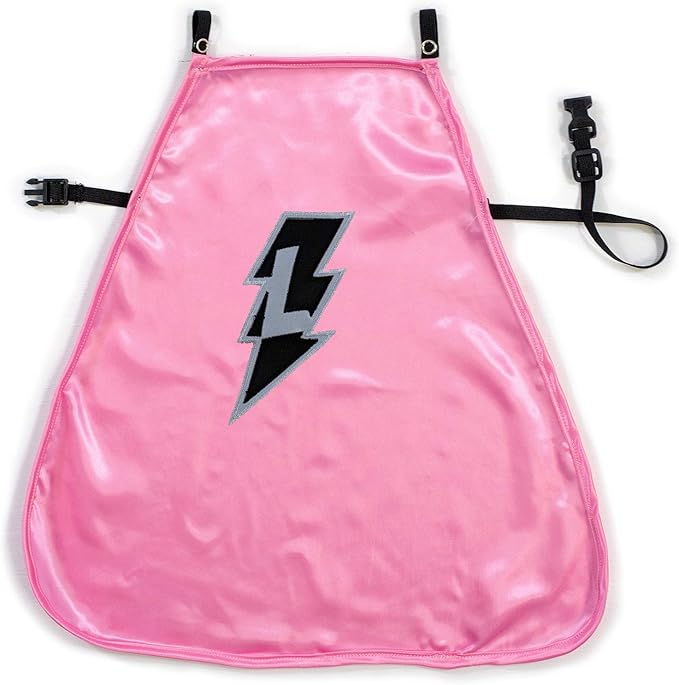 Everfan Personalized Dog Superhero Cape (X Large 25" Long (50-90 lbs), Pink)