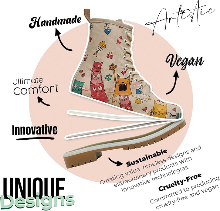 DOGO Long Boots for Women – Vegan Leather and Unique Design Womens Winter Boots, Comfortable and Stylish Womens Boots