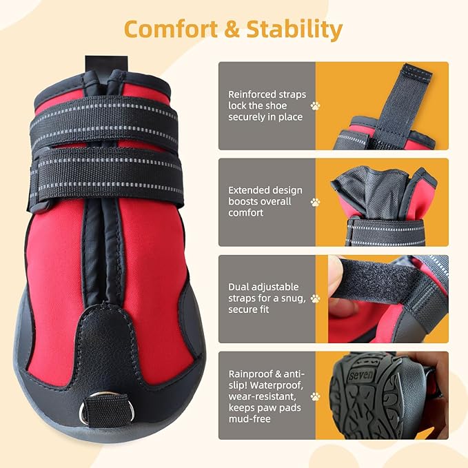 Dog Strap-On Drop Foot Orthotics (Knuckleless Boot Orthotics) – Dog Knee Pads,Corrective Dog Shoes That Safely Lift Toes, Relieve Foot Problems, Arthritis, and Improve Your Dog's gait (M)