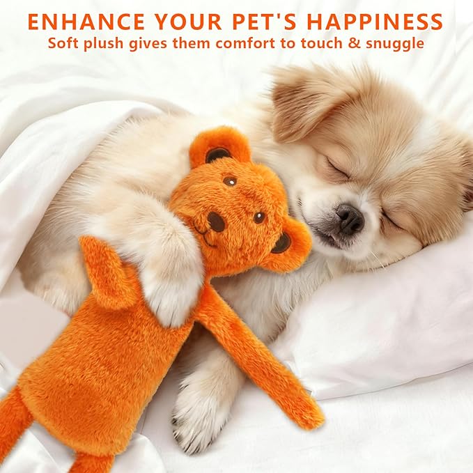 3 Pack No Stuffing Dog Toys,Dog Squeaky Toy to Keep Them Busy Interactive Dogs Toy for Boredom, Puppy Toys for Small, Medium, and Large Breed