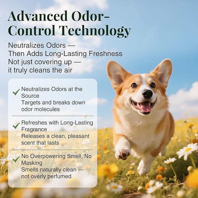 Pet Cologne Spray for Dogs & Cats – Natural Deodorizing Perfume – Long-Lasting Scent – Alcohol-Free, Hypoallergenic, Safe Grooming Spray for Pets