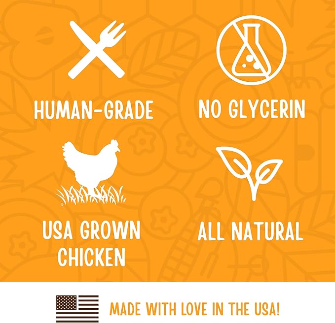 Full Moon All Natural Human Grade Dog Treats, Essential Chicken Savory Sticks, 16 Ounce