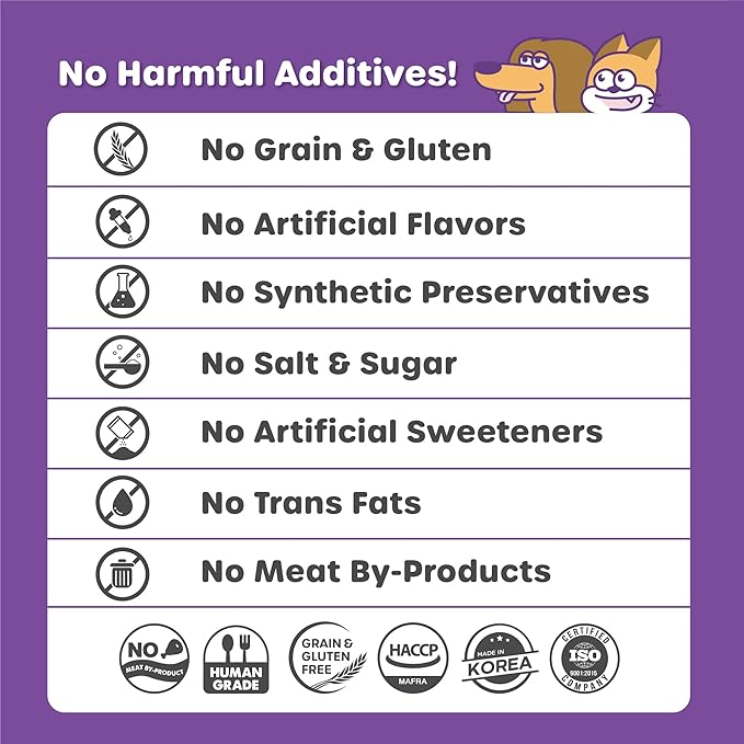 Choolip Squeeze Vita Stick Lickable Cat Treats & Dog Puree – 7-Count Joint Support Tubes, Creamy Grain-Free High-Protein Puree with MSM, Glucosamine & Green Lipped Mussel for Joint & Mobility Health