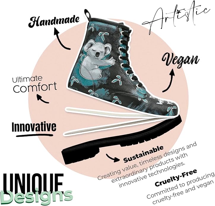 DOGO Long Boots for Women – Vegan Leather and Unique Design Womens Winter Boots, Comfortable and Stylish Womens Boots