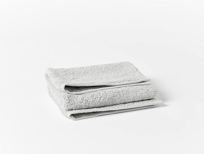 Coyuchi Cloud Loom Organic Towels, Hand Towel - Fog (20" x 30")