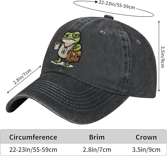 DEKIFNHG Explorer Mountain Baseball Cap for Men Women, Funny Adjustable Cotton Embroidered Dad Hat