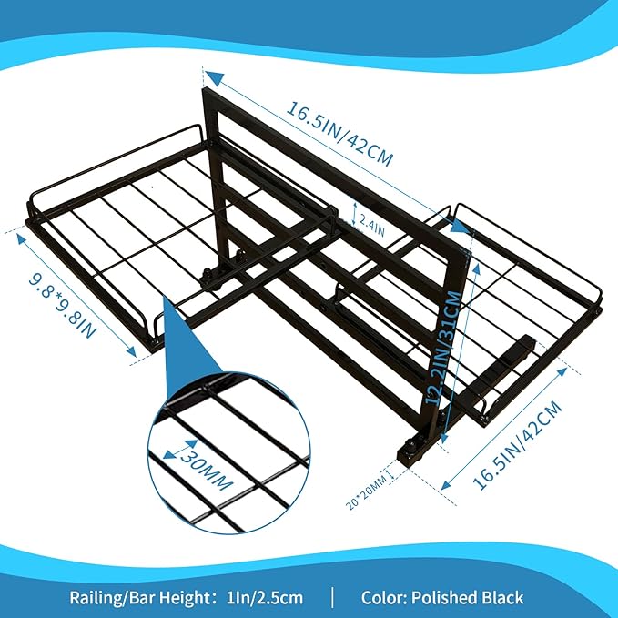Elevated Dog Bowl Stand - Adjustable Holder with 3 Heights for Small to Large Dogs (For 2Pcs 9.8in Bowls)
