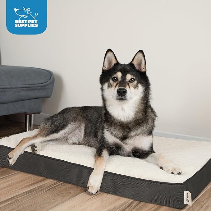 Best Pet Supplies Dog House Bed Crate Mat Tent Indoor Round Soft Plush for Small, Medium, and Large Breeds - Brown, 30 x 20 x 3