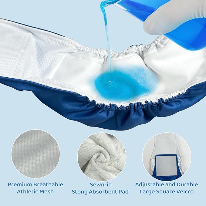 Reusable Male Small for Puppy Wraps High Absorbing Belly Band for Male Dogs Premium Washable Male Dog Belly Band 5pack (S, 9” - 11” Waist)