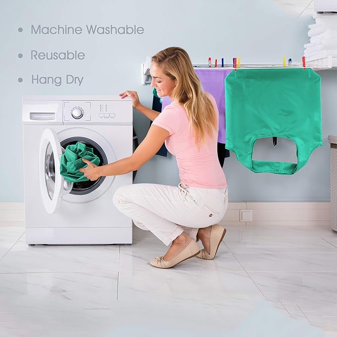 BeeGreen Reusable-Grocery-Bags-Foldable-Machine-Washable-Reusable-Shopping-Bags-Bulk Colorful 10 Pack 50LBS Extra Large Folding Reusable Bags Totes w Zipper Storage Pouch Lightweight Polyester Fabric