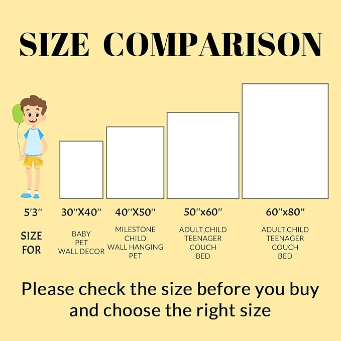 Cat Blanket Gifts - 40"x50" Cute Throw Blanket for Adults Kids - Orange Soft Plush Throws for Bed, Couch & Travel