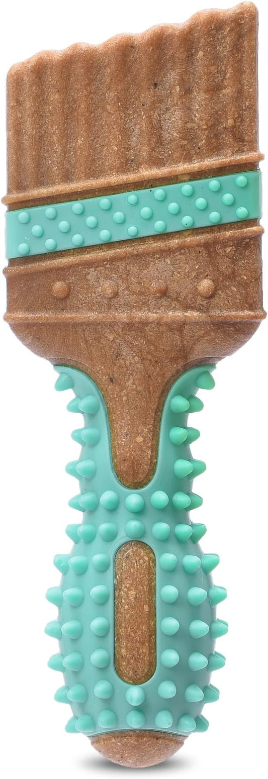 Arm & Hammer for Pets Chew Tools Collection: Wood Blend Paintbrush Chew Toy for Dogs | Compressed Wood Dog Chew Toys with Baking Soda, Safer & Durable Alternative to Chewing Sticks 7.5 Inch