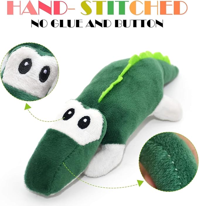 SHARLOVY Dog Squeaky Toys for Small Dogs,Stuffed Animal Puppy Toy,Cute Puppy Chew Toy for Dog Teething, for Small to Medium Dogs,Soft Plush Pet Toys Pack 12 in Gift Box