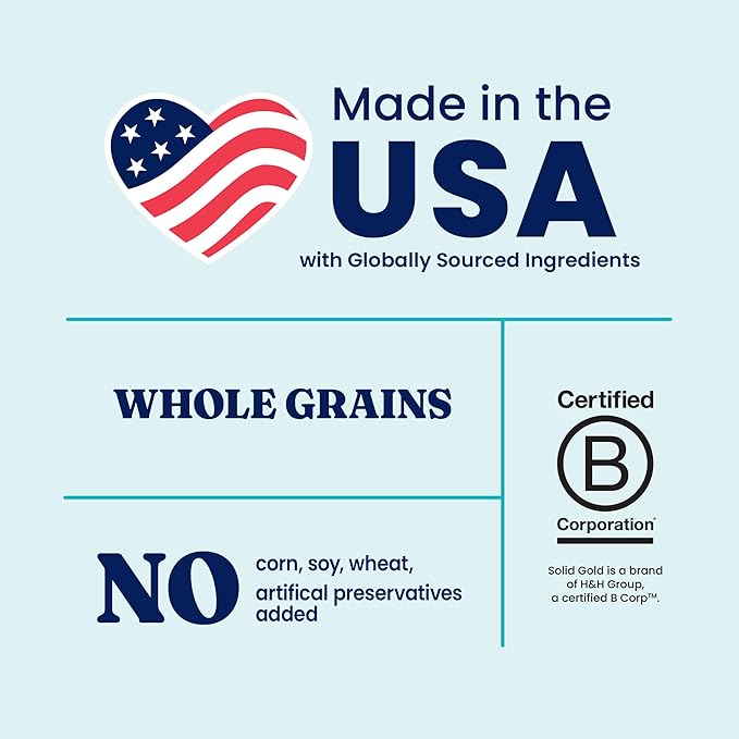 Solid Gold Canned Dog Food for Adult, Puppy & Senior Dogs - High Calorie, High Protein Wet Dog Food w/Real Chicken, Whole Grains & Superfoods for Gut Health - Small, Medium & Large Breed Dogs -6 Pack