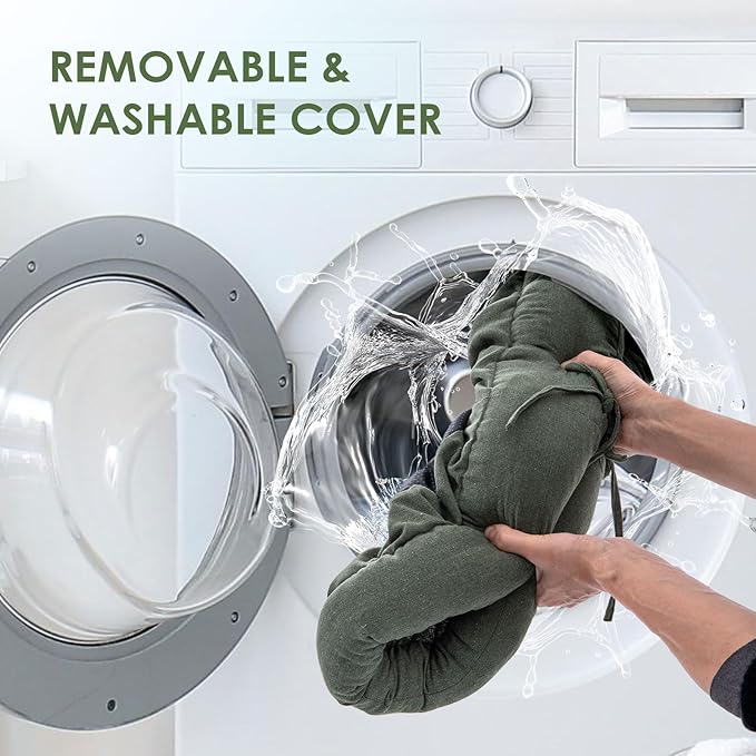 Orthopedic Dog Bed for Small Dogs, Pet Sofa Bed with Egg Crate Foam, 4-Sided Bolster, Removable Washable Cover & Anti-Slip Bottom, Small Calliste Green