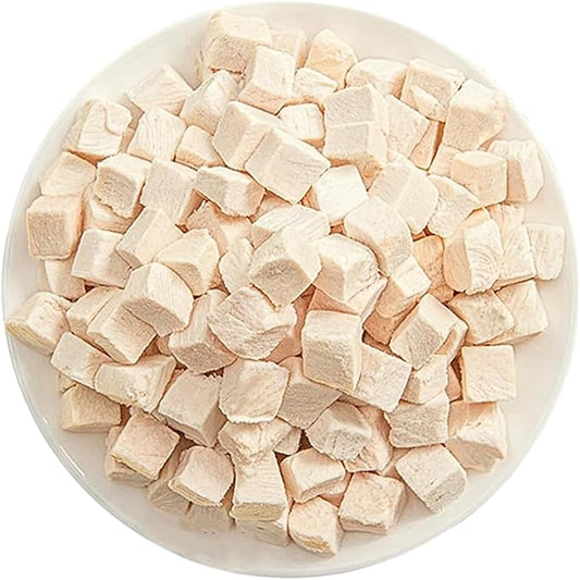Freeze Dried Chicken Cat and Dog Treats 14.2 OZ – Single Ingredient Chicken Meat High Protein, Bite-Sized Pet Training Snacks or Food Topper for Small Dogs Cats