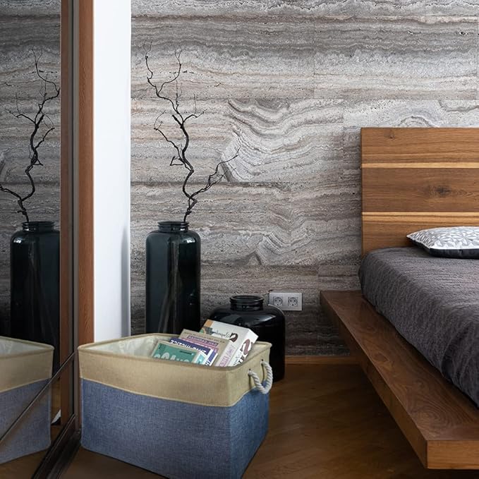 Custom Dog Basket for Toys Collapsible Storage Bin Grey Pink Blue Rectangular Pet Storage Organizer Box with Handles Extra Large Customized Name