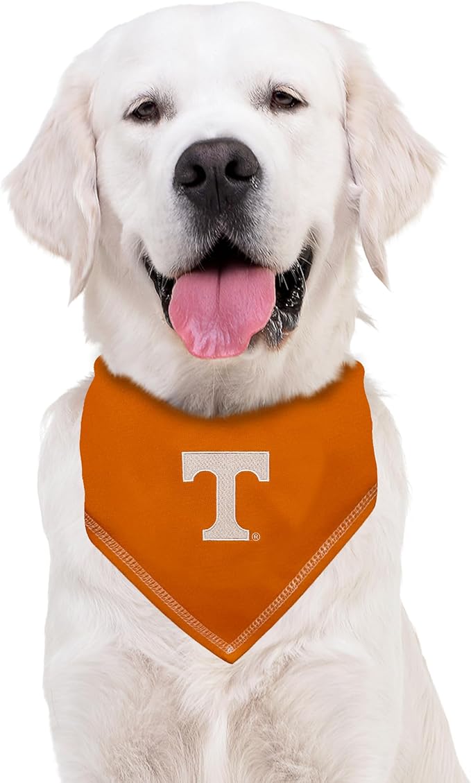 Pets First NCAA Tennessee Volunteers TIE Bandana, Size Small/Medium. Dog Bandana Scarf Bib for Pet Cat Dog. The Ultimate Game-Day, Party Bandana