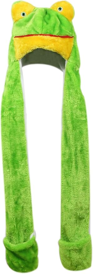 Plush Novelty Animal Hat: One Size Fits All Adults & Children/Soft, Warm Beanie Hat