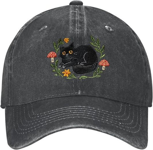 DEKIFNHG Explorer Mountain Baseball Cap for Men Women, Funny Adjustable Cotton Embroidered Dad Hat